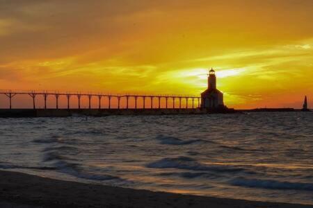 Close To Beach, W&D, Pet Friendly, Dunes, Casino Michigan Stadt Exterior foto